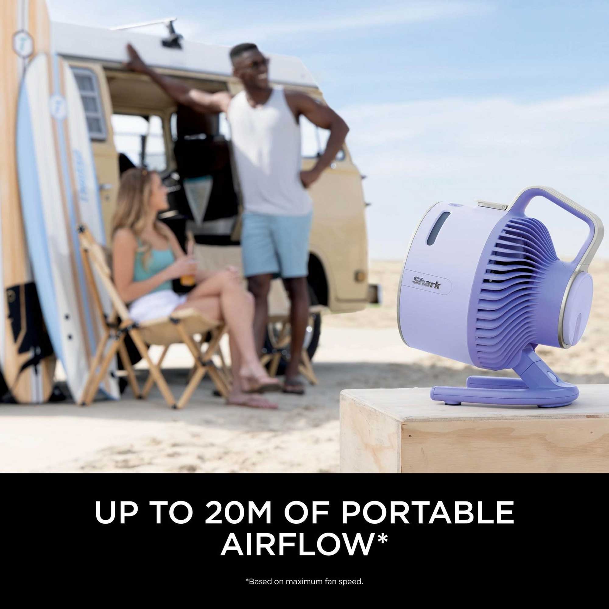 Shark FlexBreeze HydroGo Misting Fan – Lilac | FA050UKLV