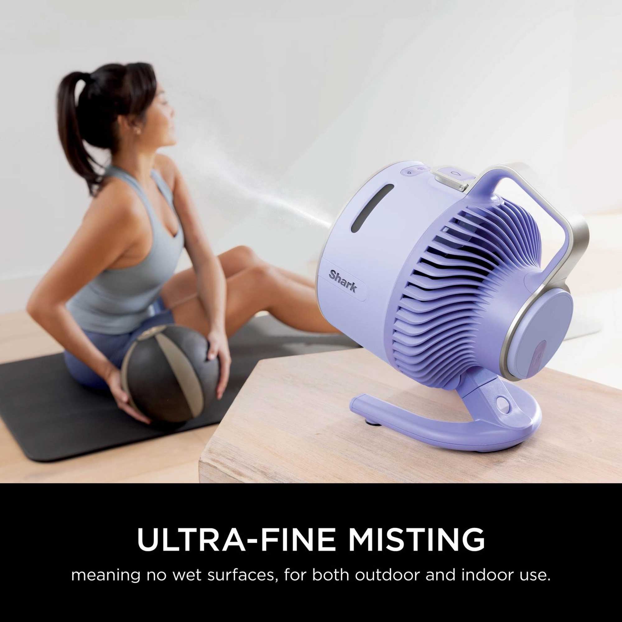 Shark FlexBreeze HydroGo Misting Fan – Lilac | FA050UKLV