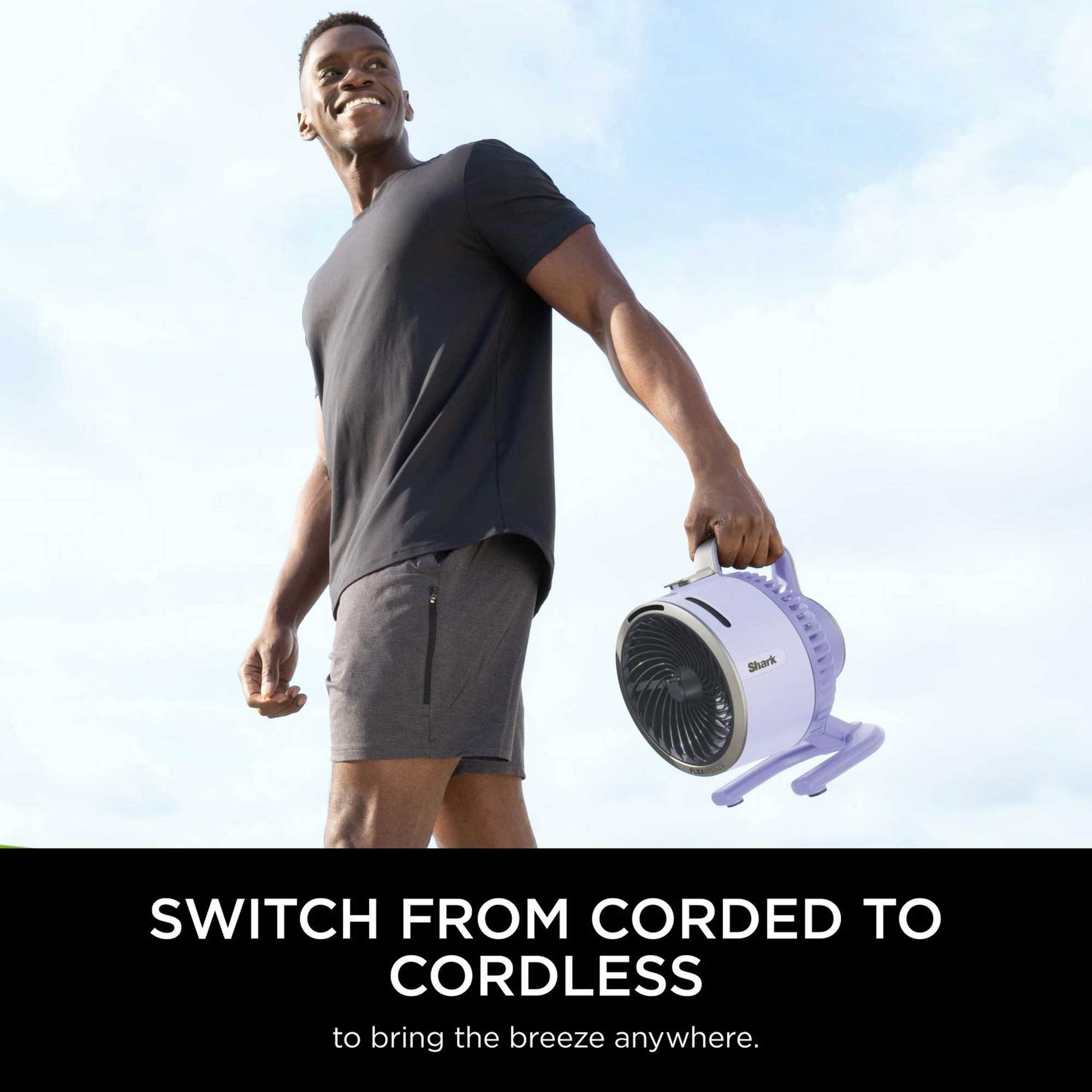Shark FlexBreeze HydroGo Misting Fan – Lilac | FA050UKLV