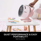 Shark FlexBreeze HydroGo Misting Fan – Ballet Pink | FA050UKPK