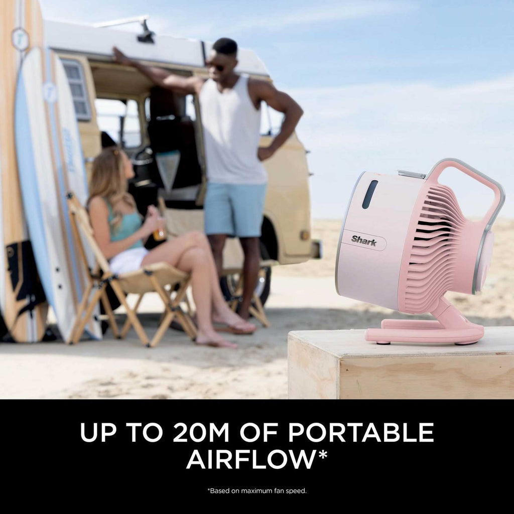 Shark FlexBreeze HydroGo Misting Fan – Ballet Pink | FA050UKPK