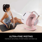 Shark FlexBreeze HydroGo Misting Fan – Ballet Pink | FA050UKPK