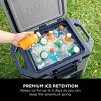 Ninja FrostVault 28L Hard Cooler with Dry Zone - Slate Grey - FB131UKGY