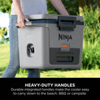Ninja FrostVault 28L Hard Cooler with Dry Zone - Slate Grey - FB131UKGY