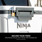 Ninja FrostVault 28L Hard Cooler with Dry Zone - Cloud White - FB131UKWH