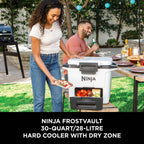 Ninja FrostVault 28L Hard Cooler with Dry Zone - Cloud White - FB131UKWH