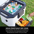 Ninja FrostVault 28L Hard Cooler with Dry Zone - Cloud White - FB131UKWH