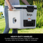 Ninja FrostVault 28L Hard Cooler with Dry Zone - Cloud White - FB131UKWH