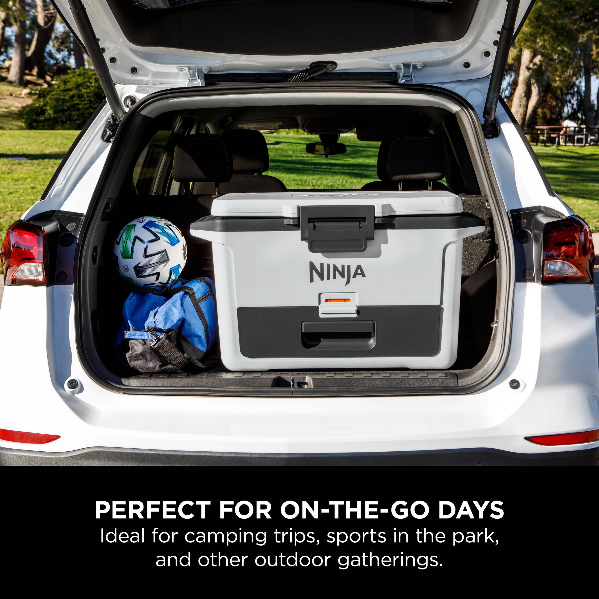 Ninja FrostVault 47L Hard Cooler with Dry Zone – Cloud White - FB151UKWH