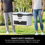 Ninja FrostVault 47L Hard Cooler with Dry Zone – Cloud White - FB151UKWH