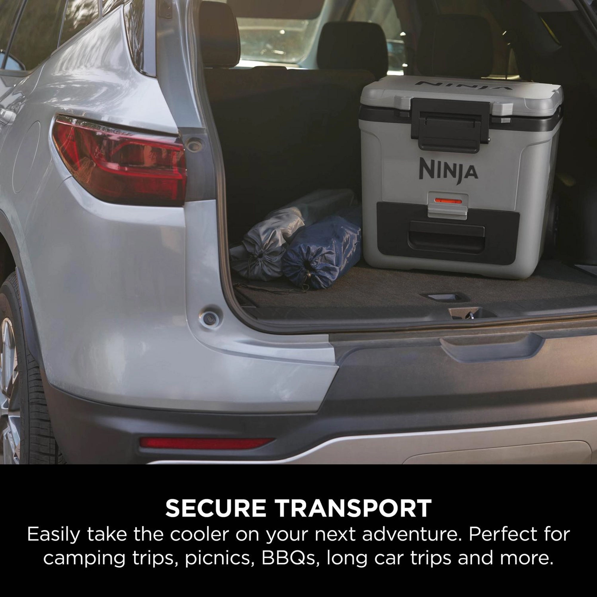 Ninja FrostVault 28L Wheeled Cooler with Dry Zone - Slate Grey - FB230UKGY