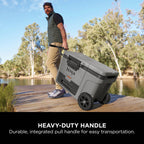 Ninja FrostVault 42L Wheeled Cooler with Dry Zone - Slate Grey - FB245UKGY