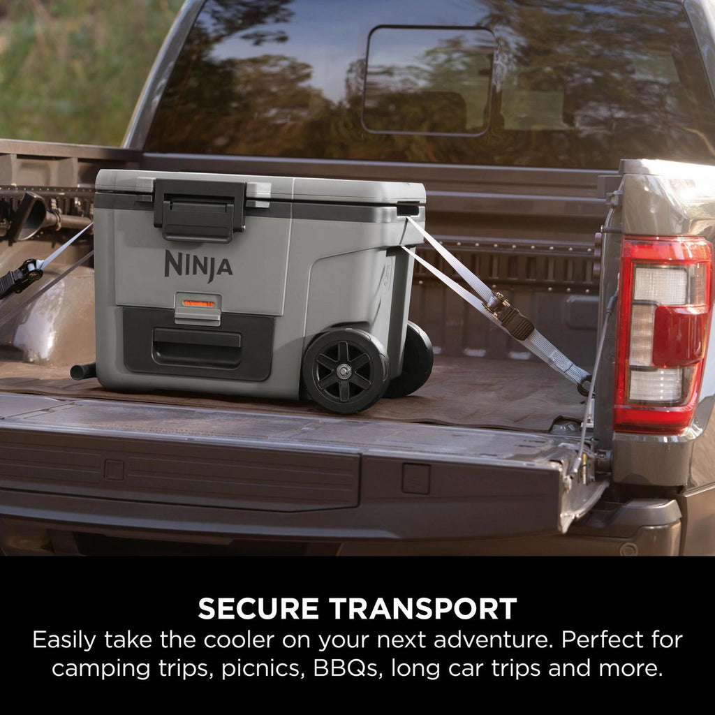 Ninja FrostVault 42L Wheeled Cooler with Dry Zone - Slate Grey - FB245UKGY