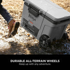 Ninja FrostVault 42L Wheeled Cooler with Dry Zone - Slate Grey - FB245UKGY