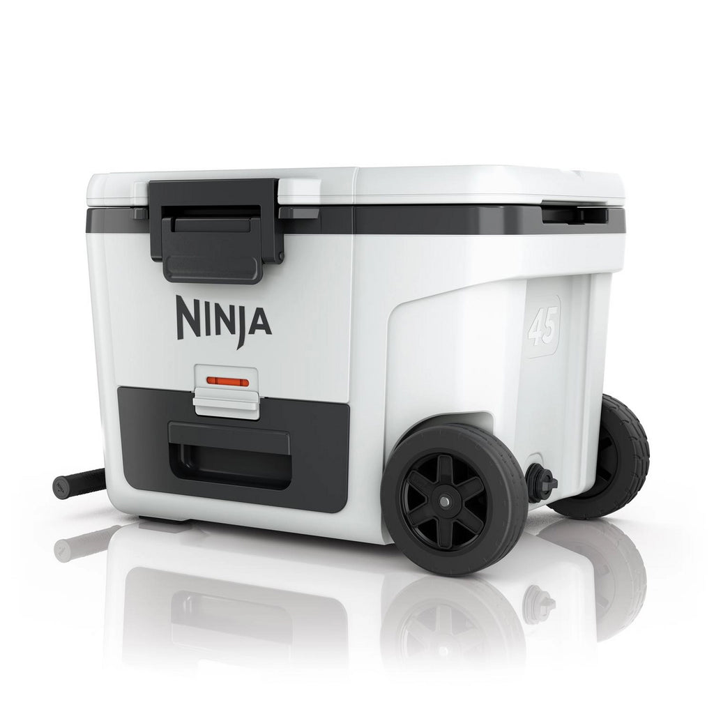 Ninja FrostVault 42L Wheeled Cooler with Dry Zone - Cloud White - FB245UKWH