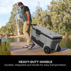 Ninja FrostVault 61L Wheeled Cooler with Dry Zone - Slate Grey - FB265EUUKGY