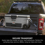 Ninja FrostVault 61L Wheeled Cooler with Dry Zone - Slate Grey - FB265EUUKGY