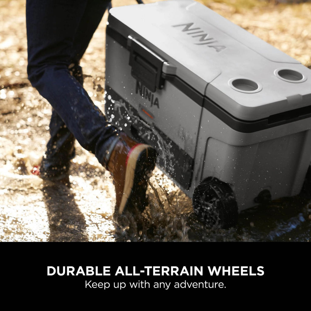 Ninja FrostVault 61L Wheeled Cooler with Dry Zone - Slate Grey - FB265EUUKGY