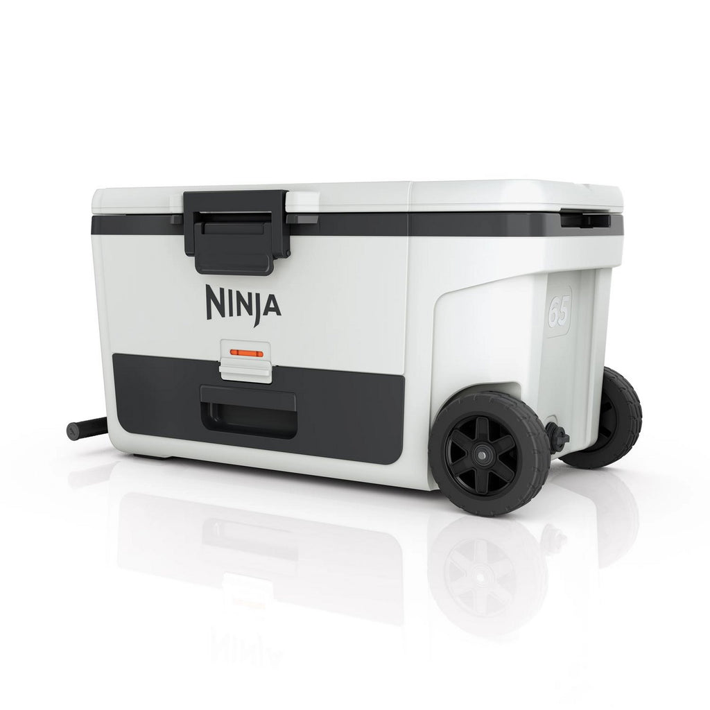 Ninja FrostVault 61L Wheeled Cooler with Dry Zone - Cloud White - FB265EUUKWH