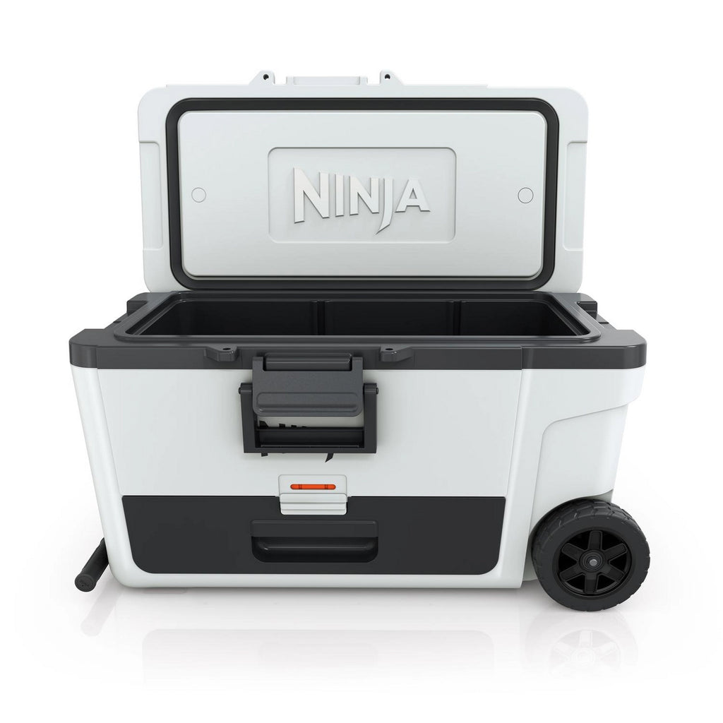 Ninja FrostVault 61L Wheeled Cooler with Dry Zone - Cloud White - FB265EUUKWH