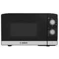 Black Bosch FFL020MS2B microwave oven on a white background