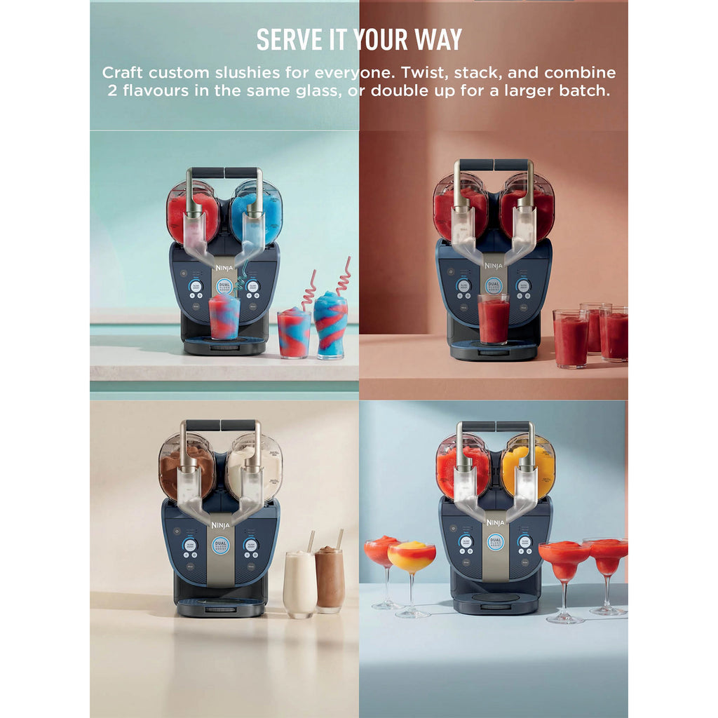 Ninja SLUSHi Twist Frozen Drink Maker – Blue - FS701UKBL