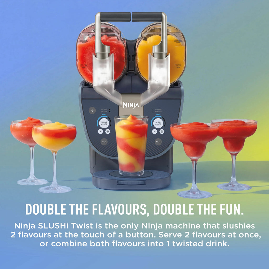 Ninja SLUSHi Twist Frozen Drink Maker – Blue - FS701UKBL