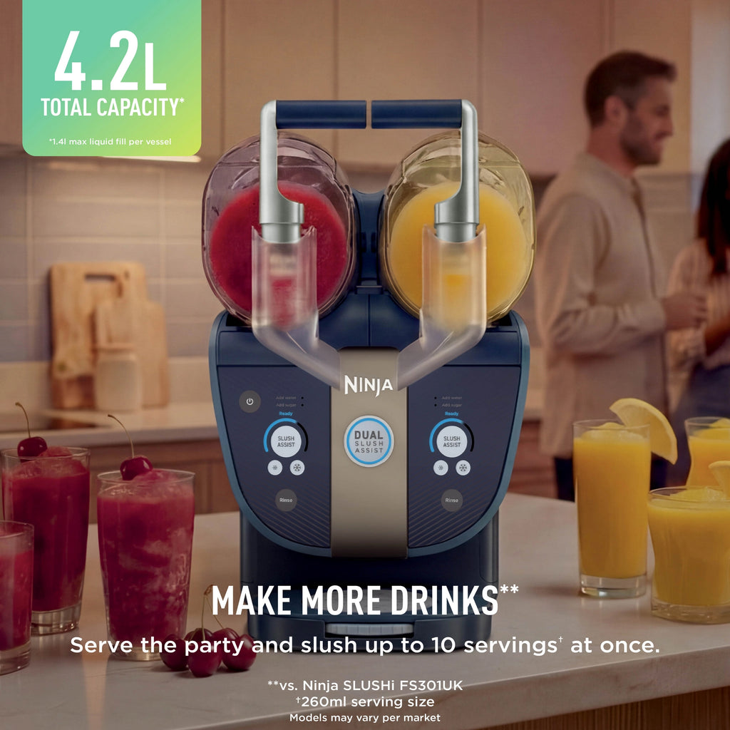 Ninja SLUSHi Twist Frozen Drink Maker – Blue - FS701UKBL