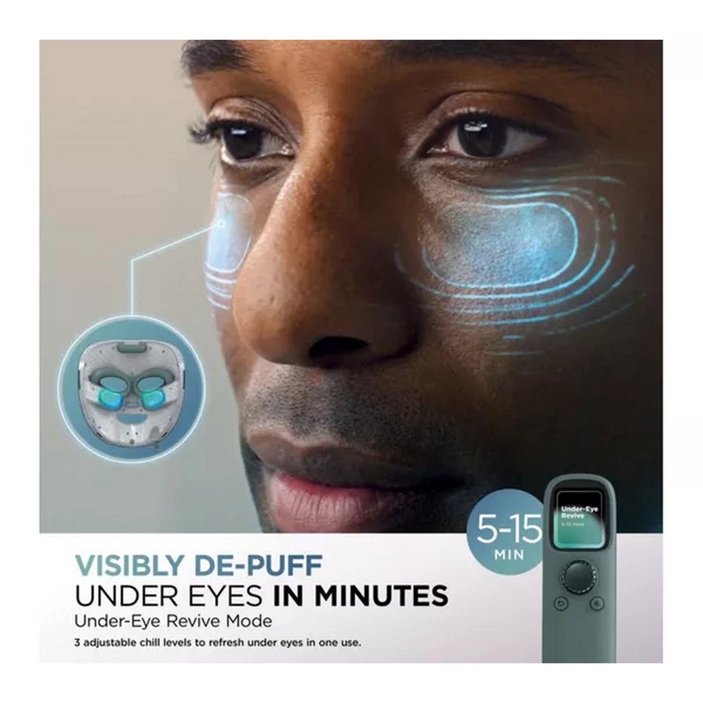 Shark CryoGlow Under Eye Cooling & LED Repair Mask - Frosted Green - FW312UKSG