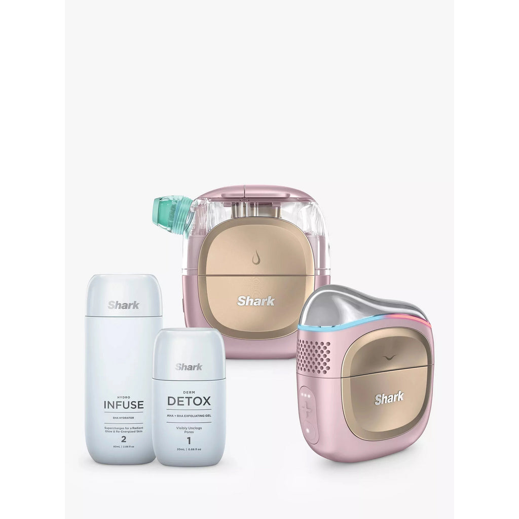 Shark FacialPro Glow+Depuffi Glow-Boosting At-Home Facial System - Spa Pink - FW320UKPK