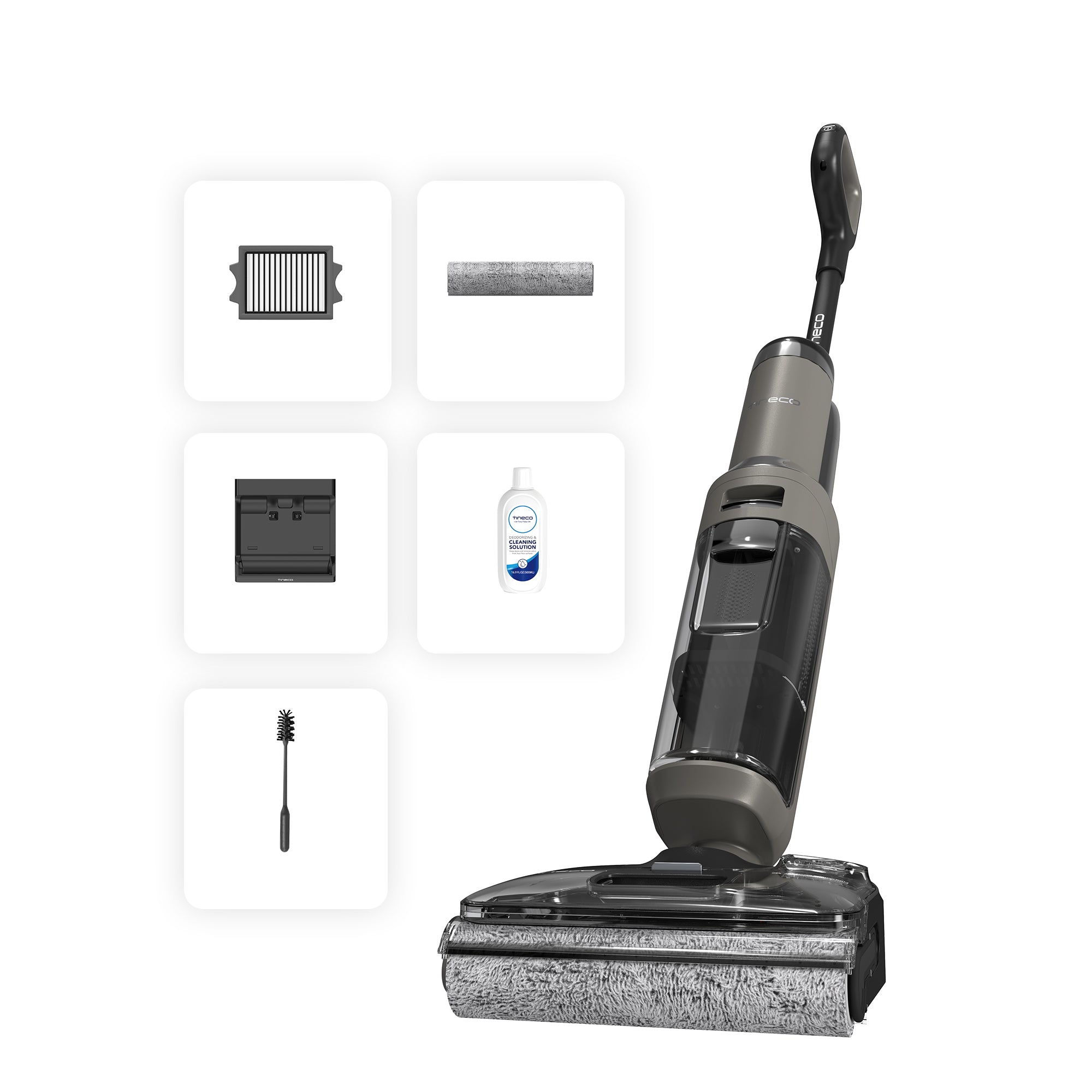 Tineco Floor One i6 Stretch Wet & Dry Cordless Vacuum Cleaner - Black (FW430600UK)