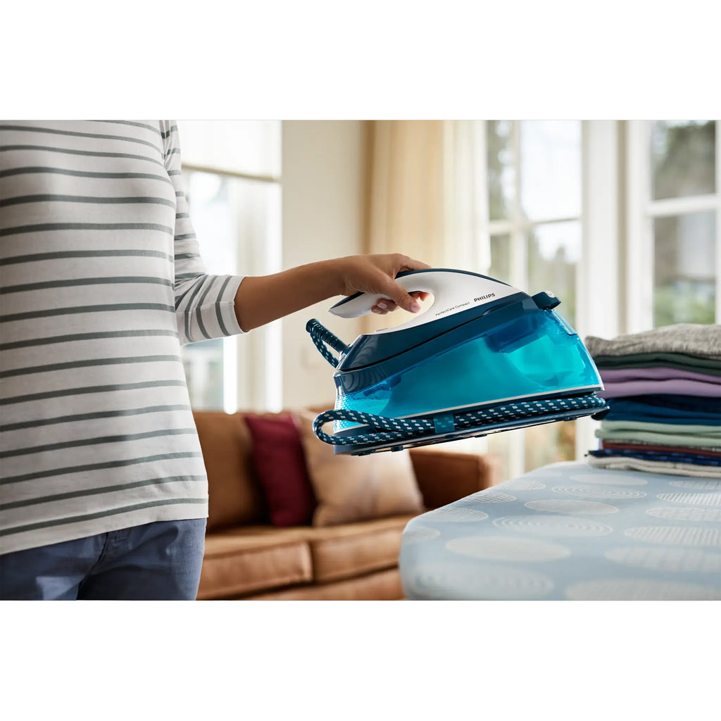 Philips PerfectCare Compact Steam Generator Iron - Blue - GC7840_26