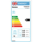 Blomberg GGRN655N 60cm Freestanding Gas Double Oven and Gas Grill Gas Cooker with Gas Hob, Graphite