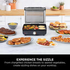 Ninja Sizzle Indoor Grill & Flat Plate – Black | GR101UK