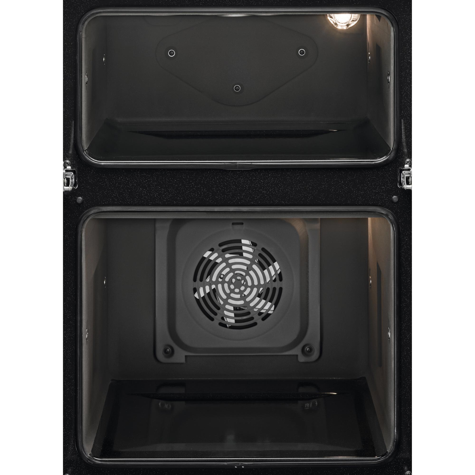 AEG GU5CP20M Built In Electric Double Oven, 89cm High, Main Oven Fan, Top Convention Oven & Grill