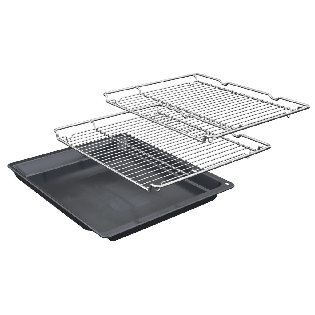 Bosch HBG7341B1B Built In Single Electric Multi-function Fan Oven with Grill, Eco Clean Direct, black