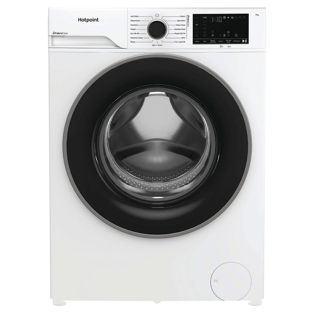 Hotpoint HBWH 93 CARE UK 9kg, 1400 Spin, Freestanding Washing Machine with Quick Wash, White