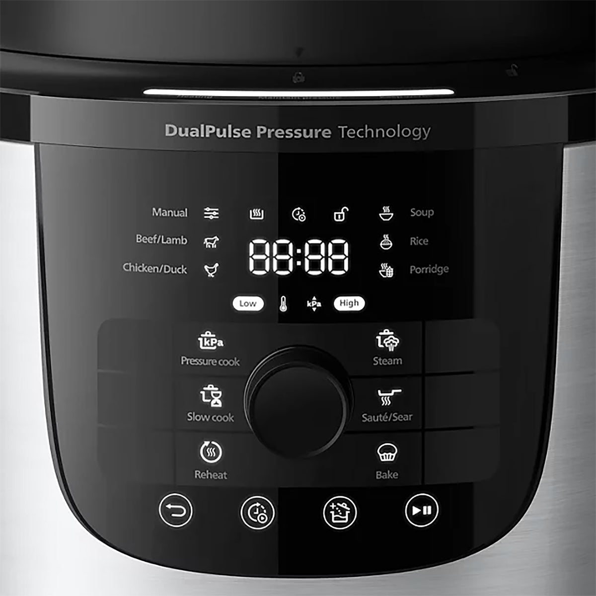 Philips 3000 Series Multicooker in Black and Silver - HD2616_70