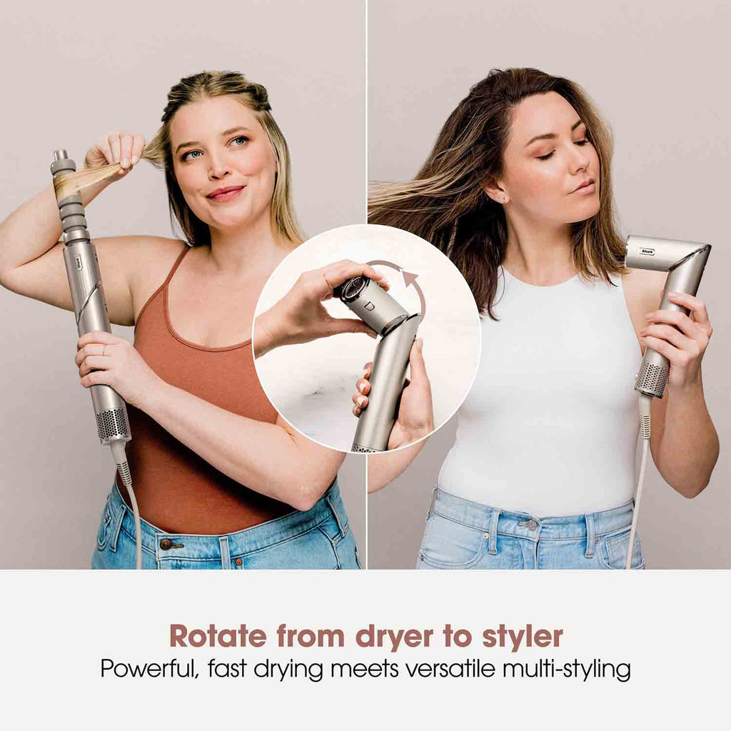 Shark FlexStyle Air Styler & Hair Dryer for Straight & Wavy Hair in Stone - HD426SLUK 