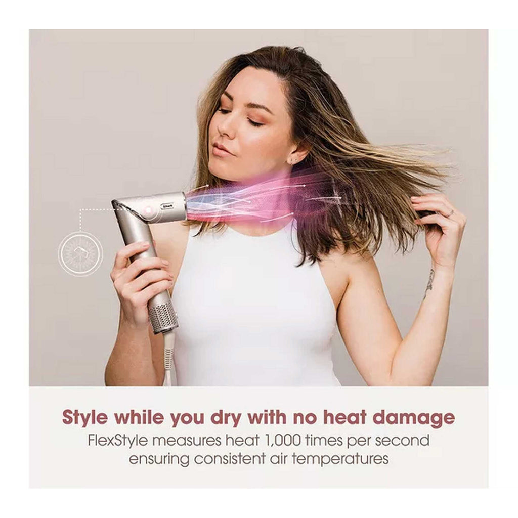 Shark FlexStyle 5-in-1 Air Styler & Hair Dryer with Storage Case – Stone | HD446SLUK
