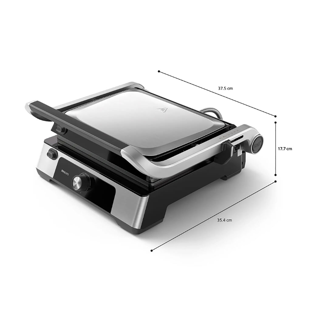 Philips 5000 Series Contact Grill – Steel - HD6301_90