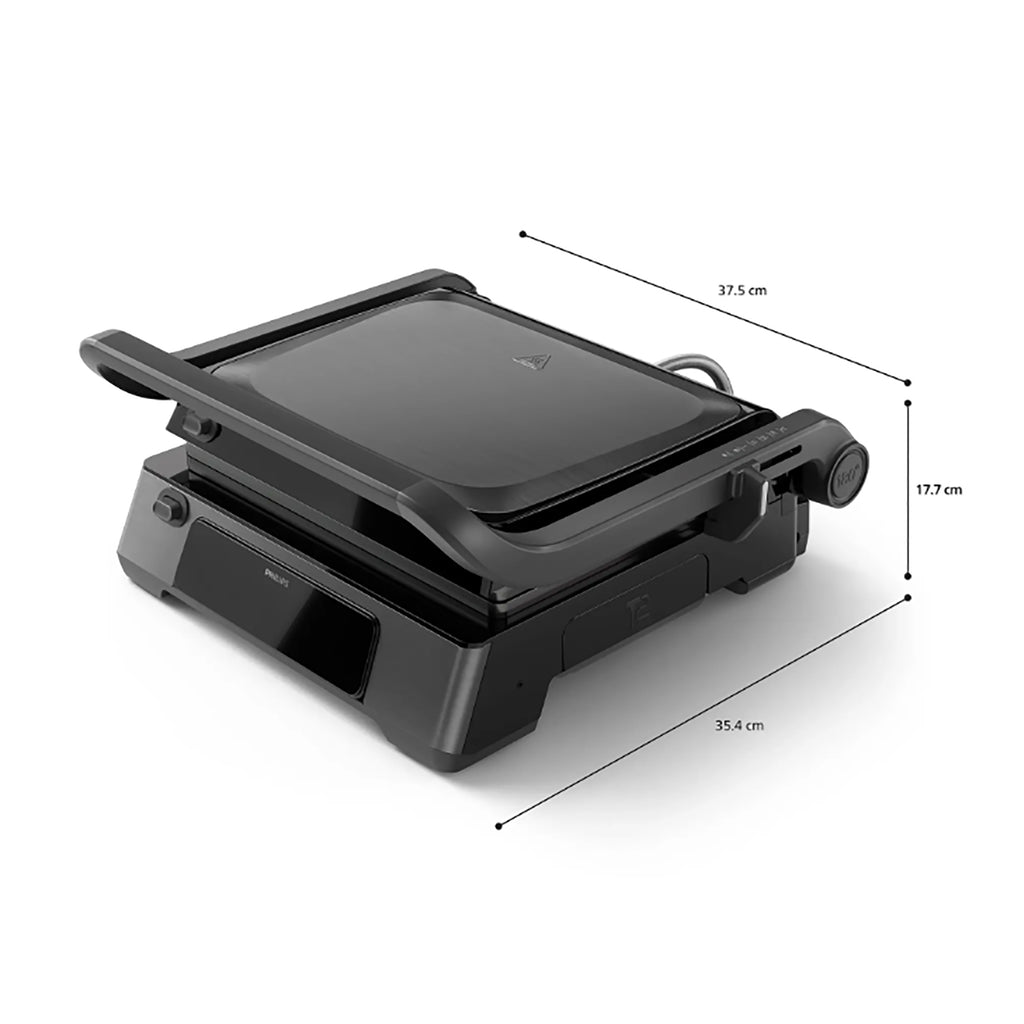 Philips 7000 Series Contact Grill with Food Probe – Black - HD6307_70