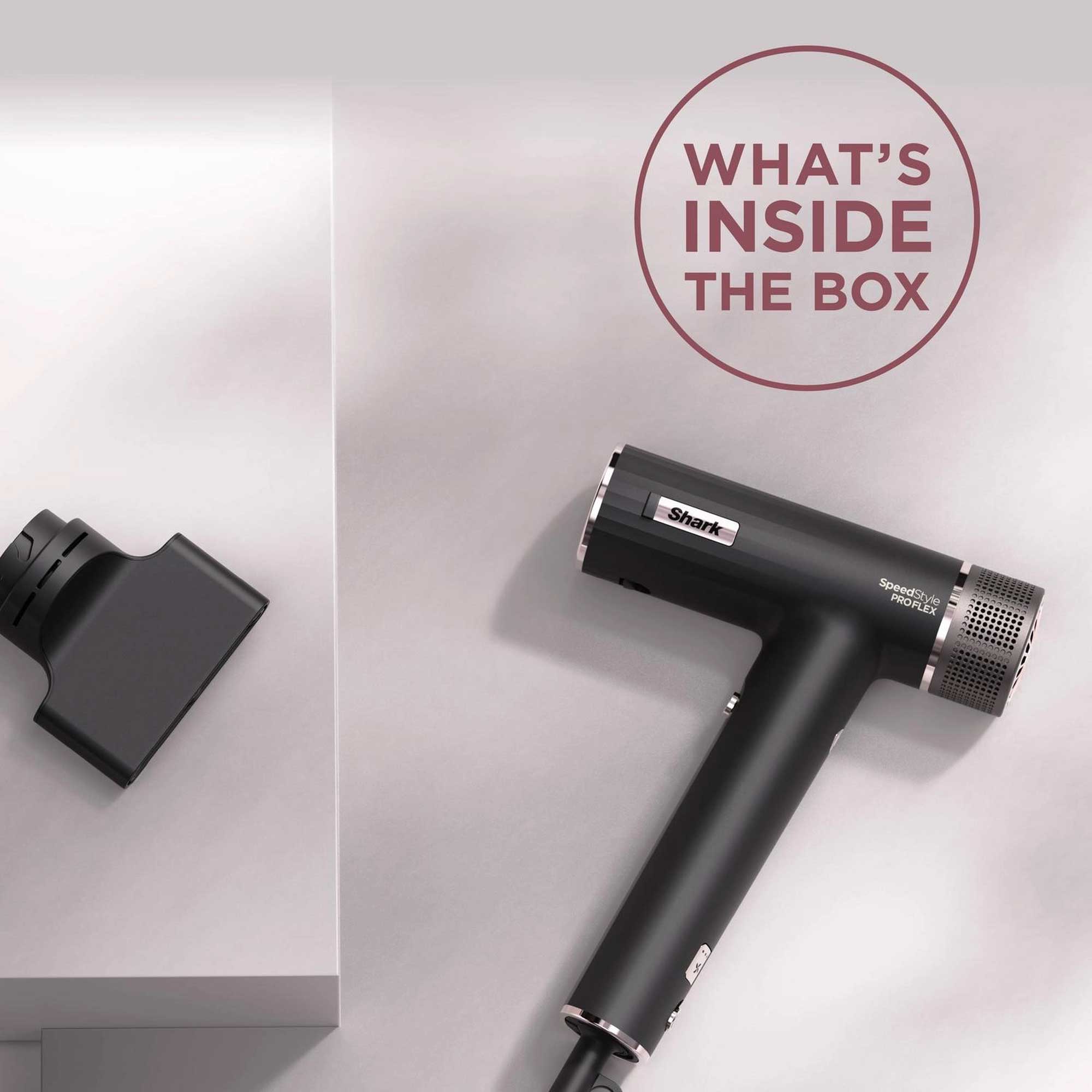 Shark SpeedStyle Pro High-Velocity Hair Dryer System – Black | HD701UK