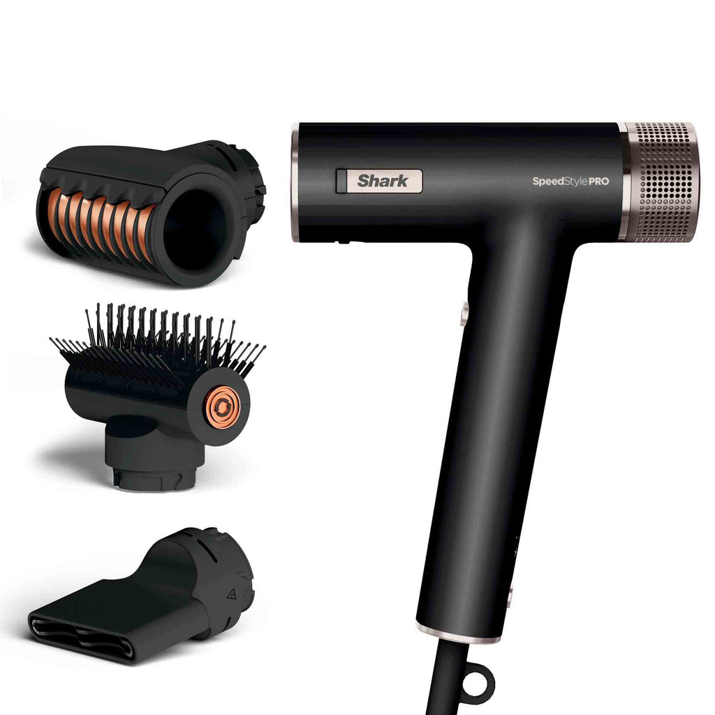 Shark SpeedStyle Pro 3-in-1 High-Velocity Hair Dryer System in Black - HD731UK