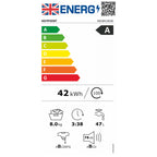 Hotpoint HEV841WUK 8kg, 1400 Spin, Freanding Washing Machine with Quick Wash