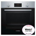 Bosch HHF113BR0B Built In Single Electric Fan Oven with Grill, Stainless Steel