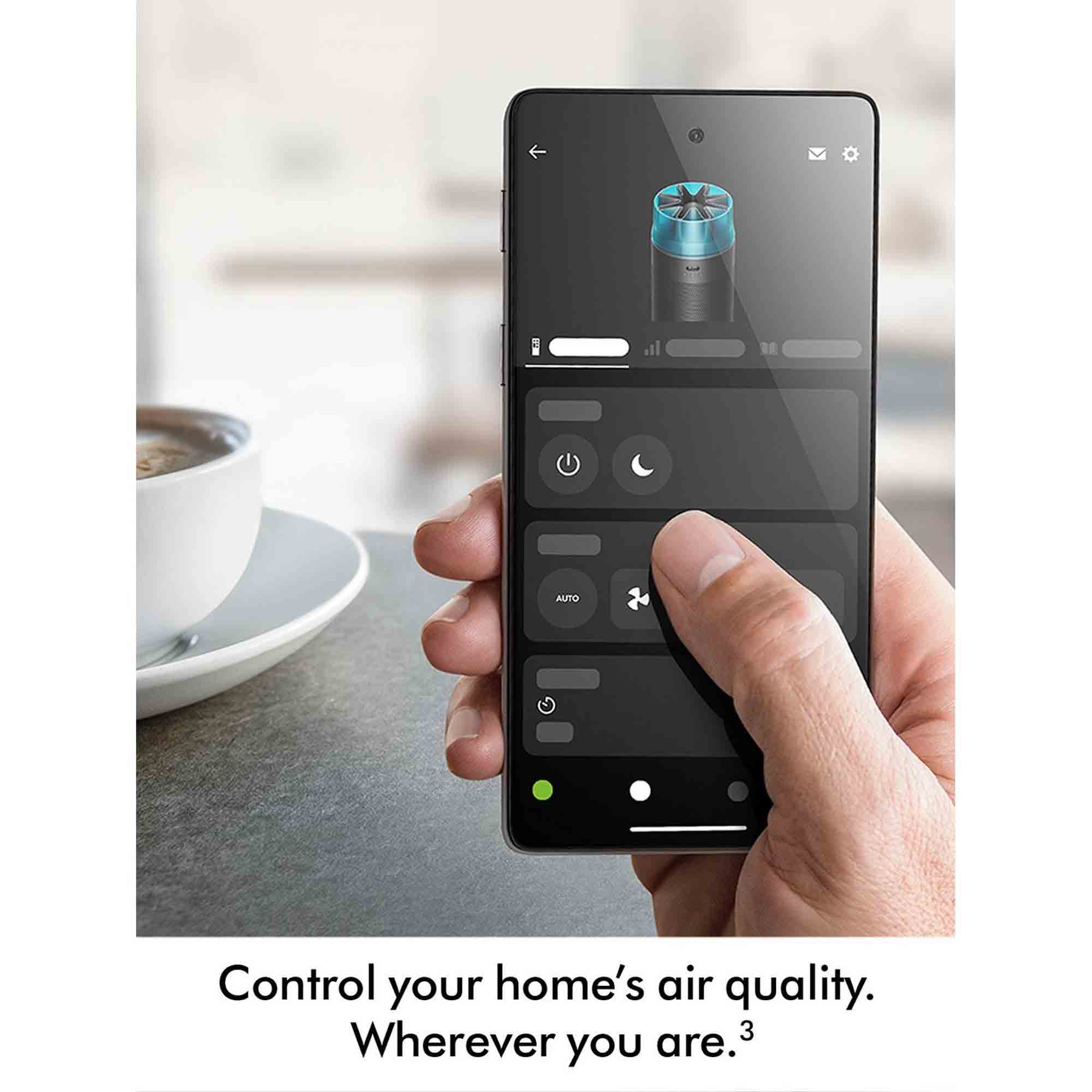 Control your home's air quality with the Dyson HJ10, Wherever you are.