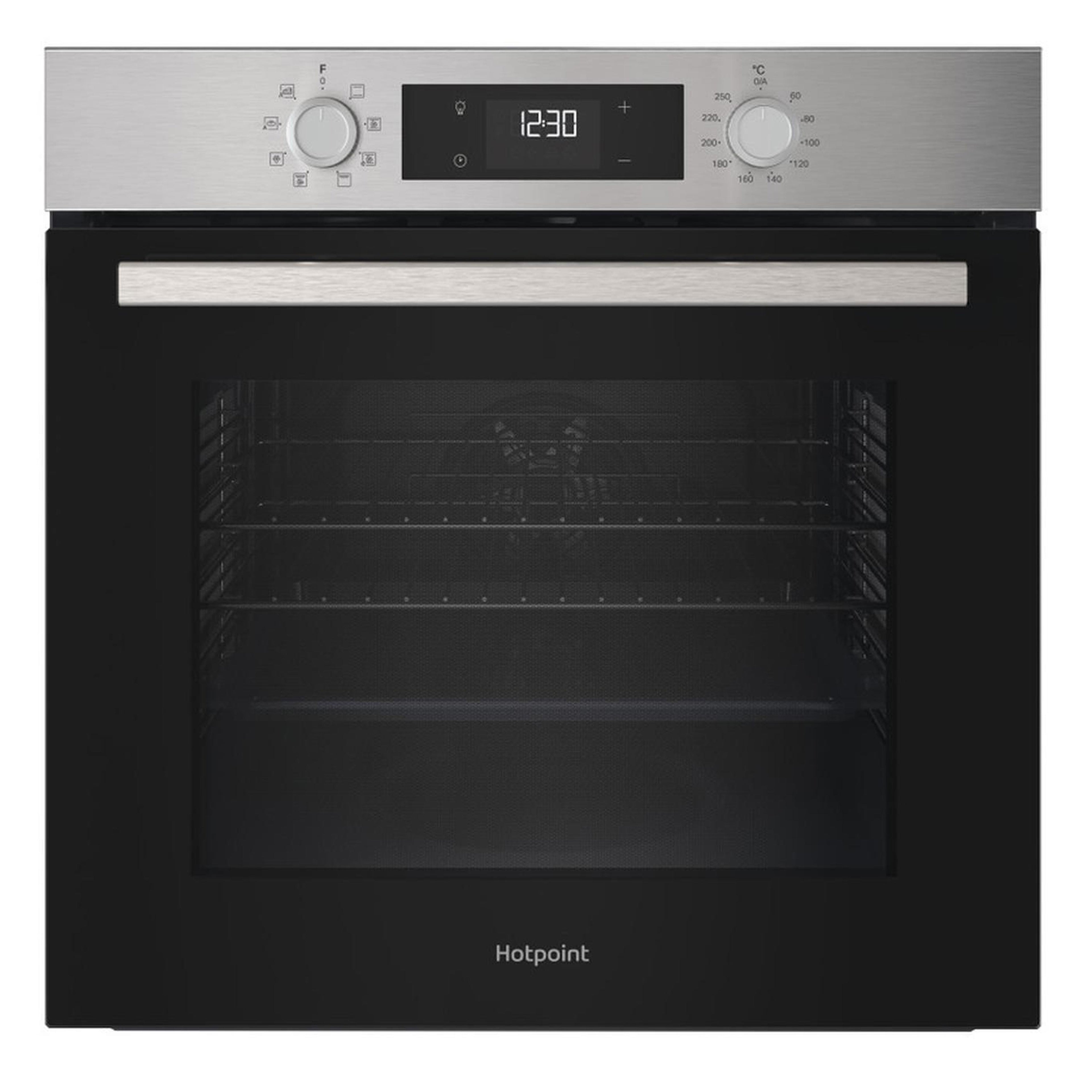 Hotpoint HOEU25CZXUK Built In Single Electric Multi-function Fan Oven with Grill, Stainless Steel