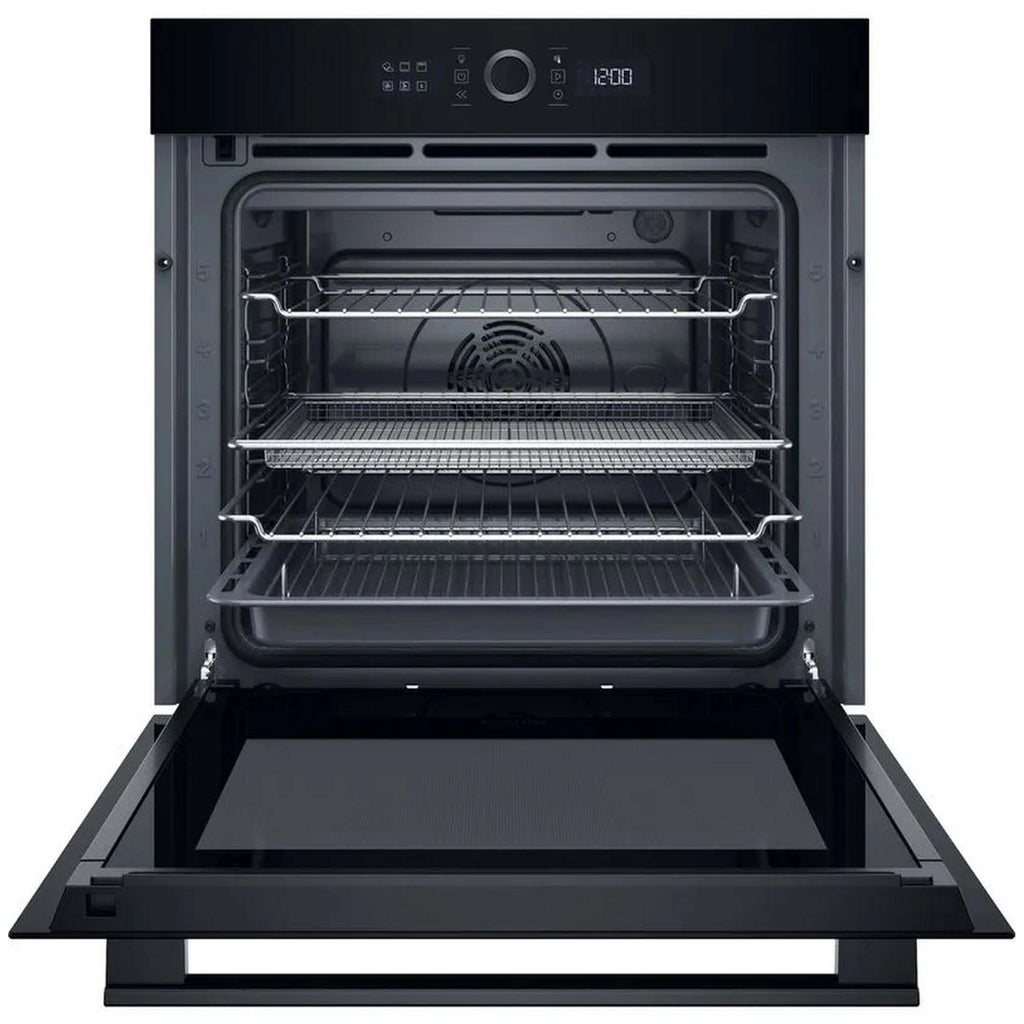 Hotpoint HOI4S8PM0BUK Built In Single Electric Oven with Grill, Pyrolytic Cleaning, Black