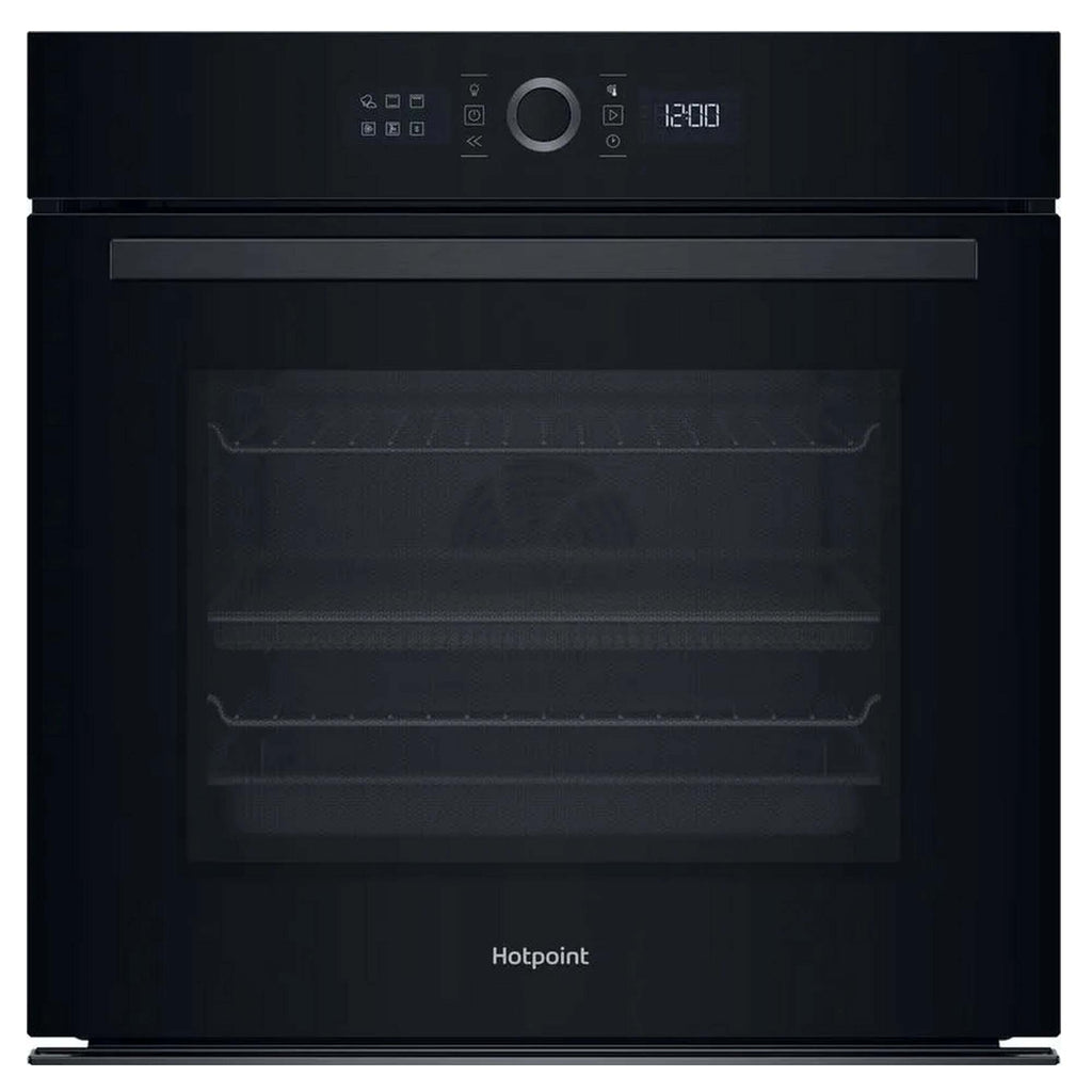 Hotpoint HOI4S8PM0BUK Built In Single Electric Oven with Grill, Pyrolytic Cleaning, Black
